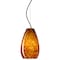 Besa Lighting Pera 9 Cord Pendant, Amber Cloud, Bronze Finish, 1x9W LED 1KX-412618-LED-BR - alternate 1